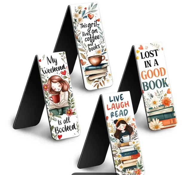 Magnetic bookmarks 