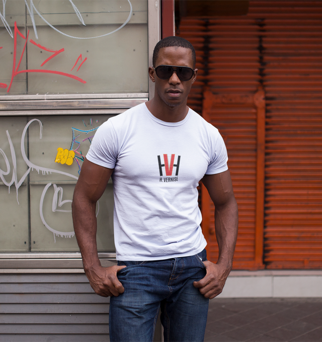 R. b.1 - T-shirt Homme - Logo H.VERNISE