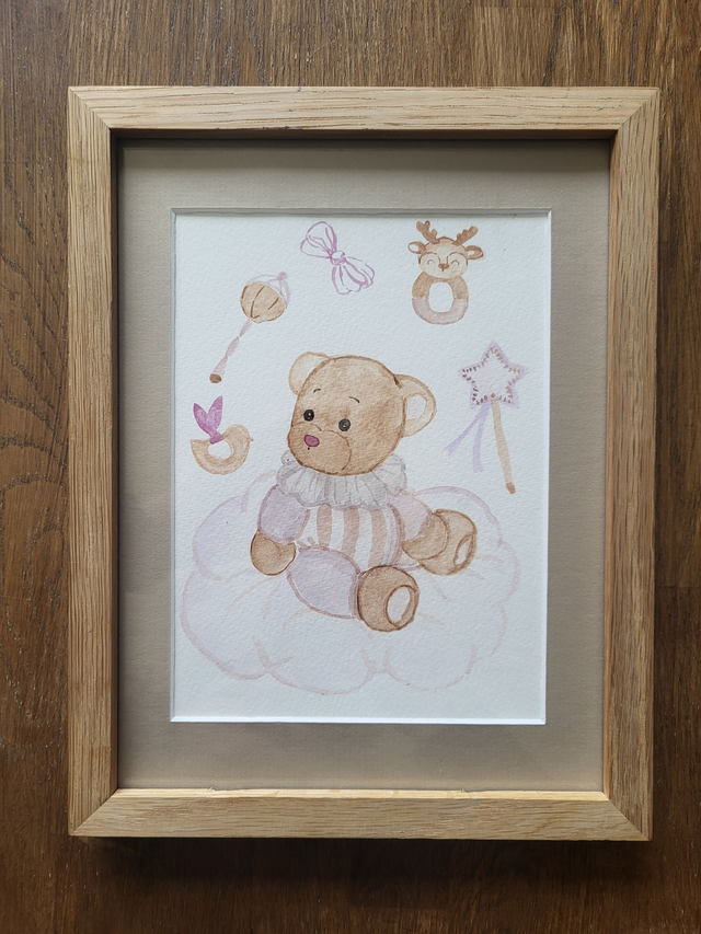 Le petit ours et ses jouets 