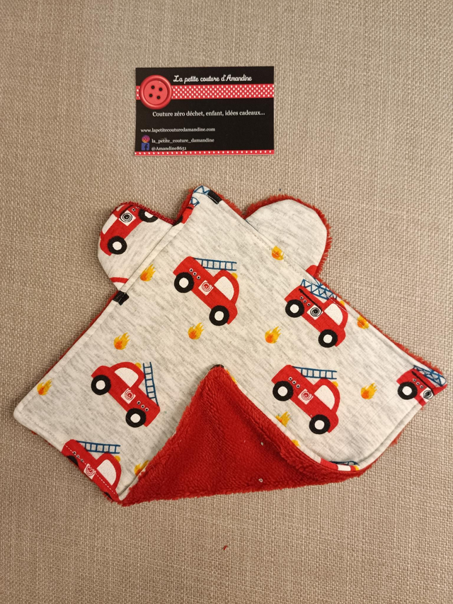Doudou plat pompier 