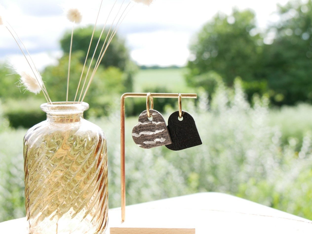 AYA gris argenté / noir