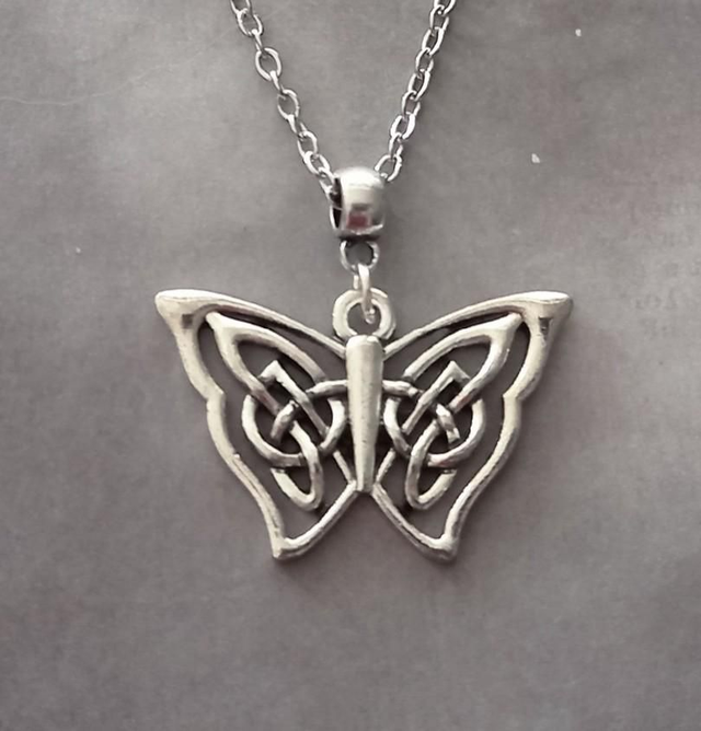 Celtic Butterfly Necklace 