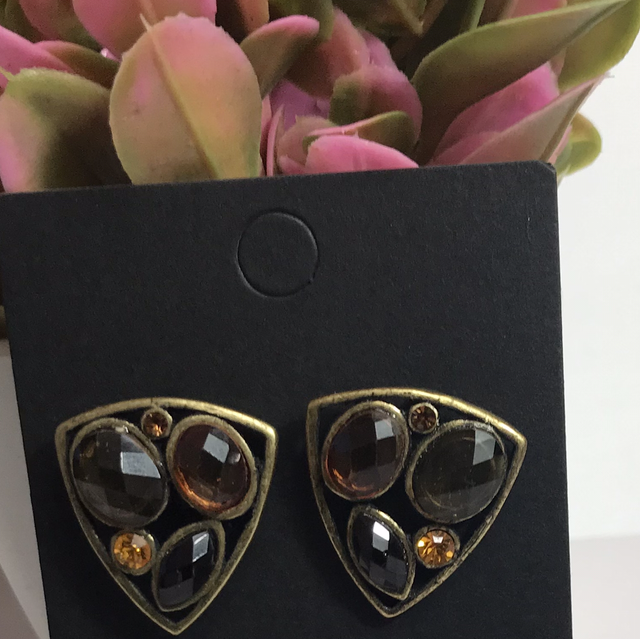Brown Vintage Earrings- BVE554