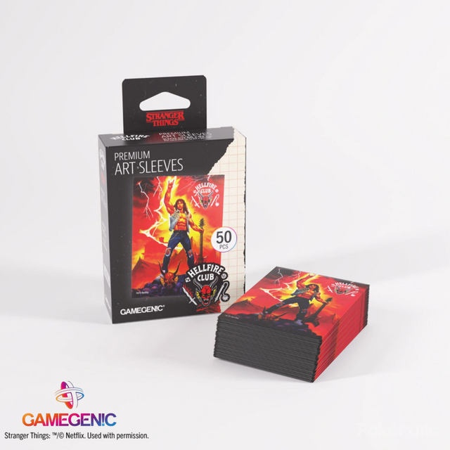 Gamegenic: Hellfire Club Art Sleeves - Eddie Munson