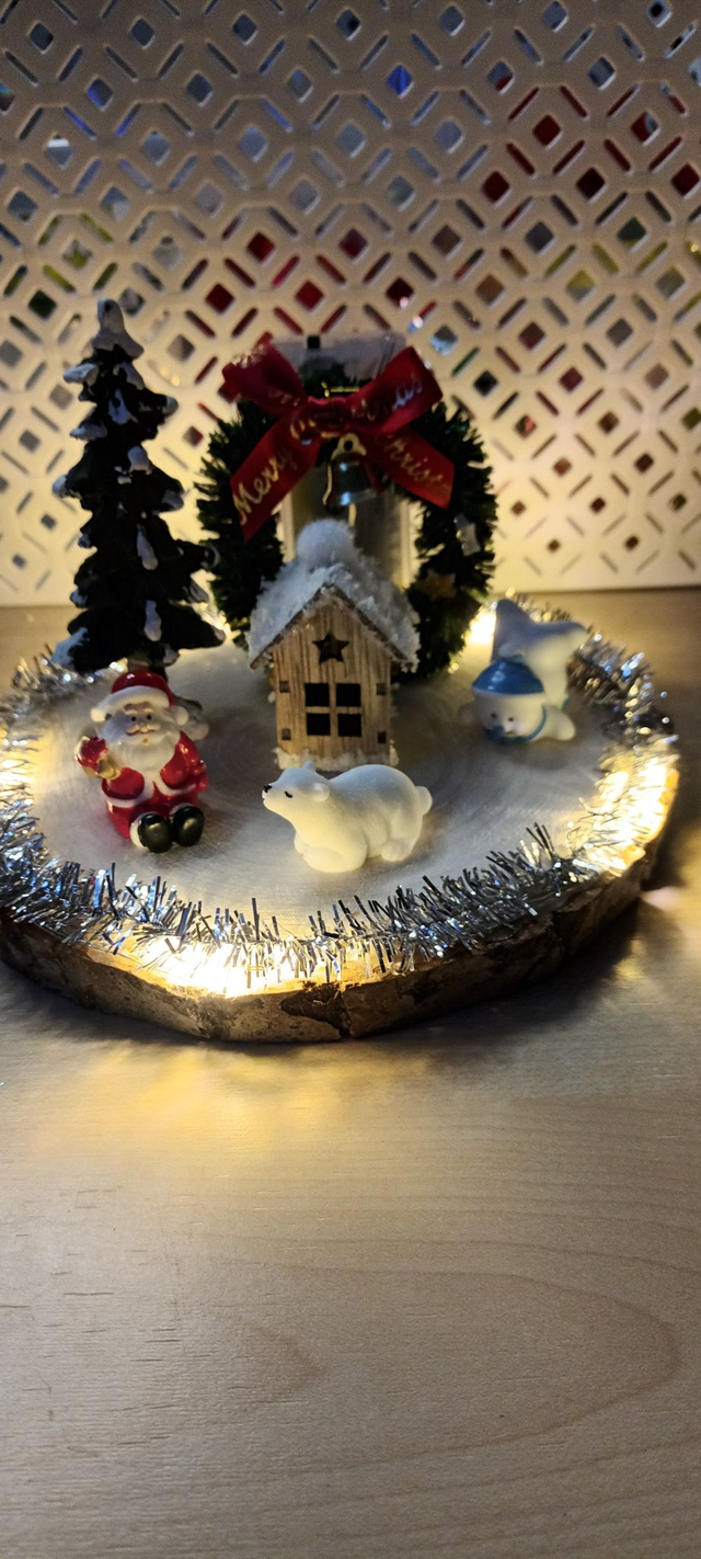 Création en Rondin de Bois - 16 Cm