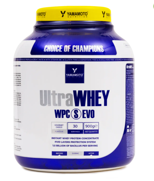 Proteine Ultra Whey Yamamoto WPC S EVO - 900gr 