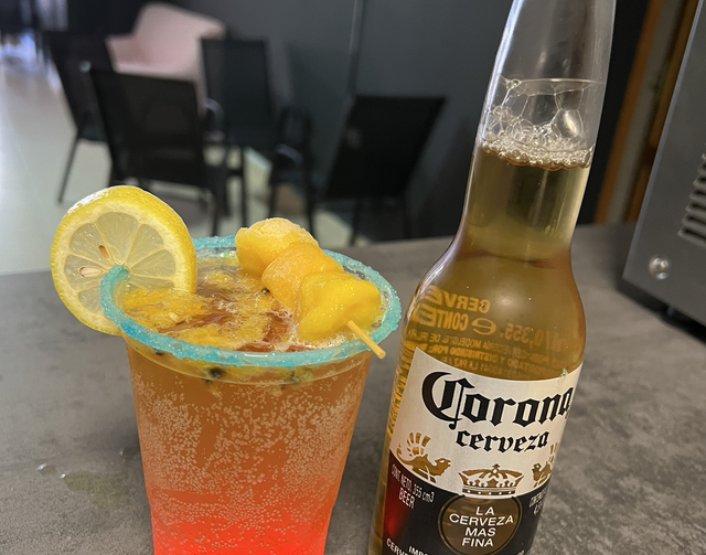 Michelada de mango y maracuya 