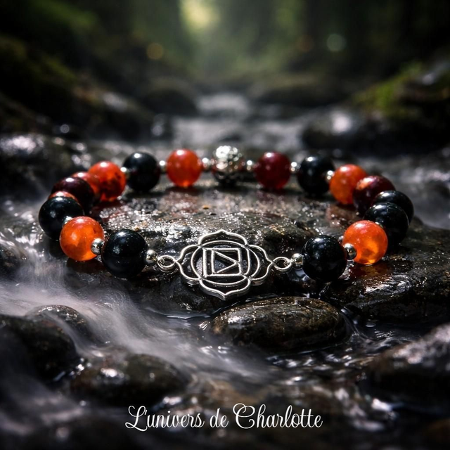 Bracelet 1 "Muladhara" - Chakra racine - CH01