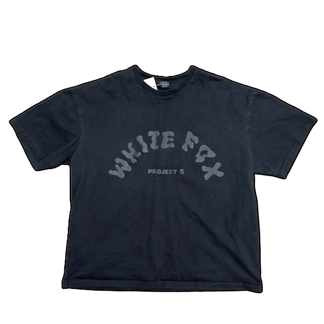 White Fox Spellout Tee - L