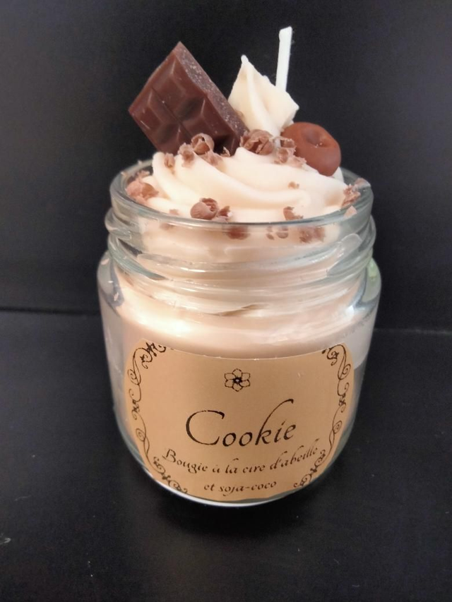 Bougie Cookie salé cire d'abeille et soja/coco