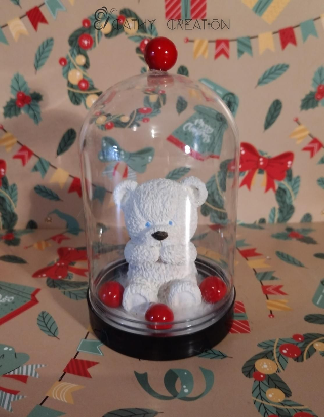 Cloche ourson 11 x 6,5cm 