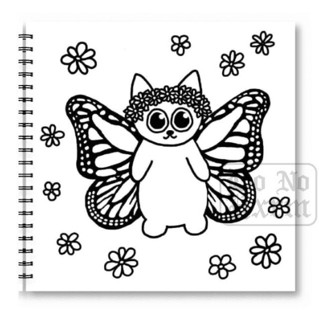 Whimsical Cats Colouring Book
