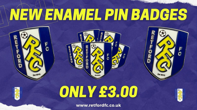 Retford FC Enamel Pin Badge