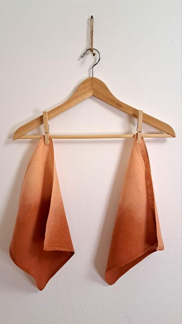 LE CARRÉ - Serviettes de table en lin et teintures végétales