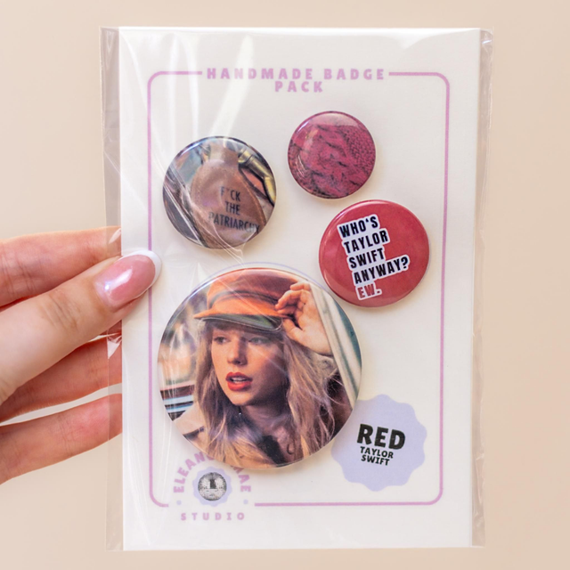 'Red - Taylor Swift' - Badge Pack