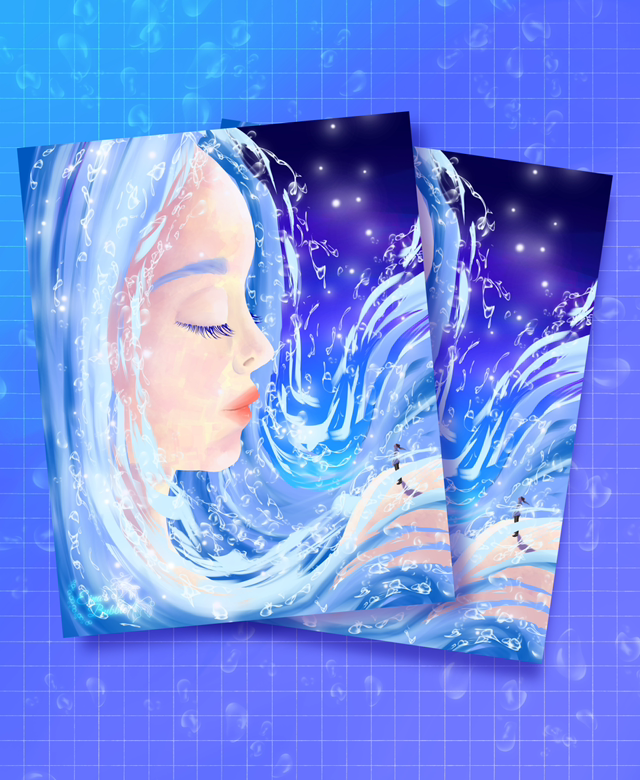 Illustration « L’incarnation de l’eau »