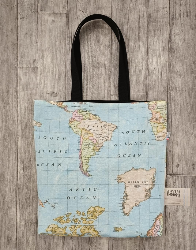 Tote bag coton "Voyages"