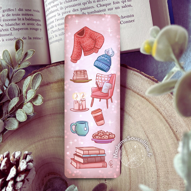 Hiver cosy - Marque-page