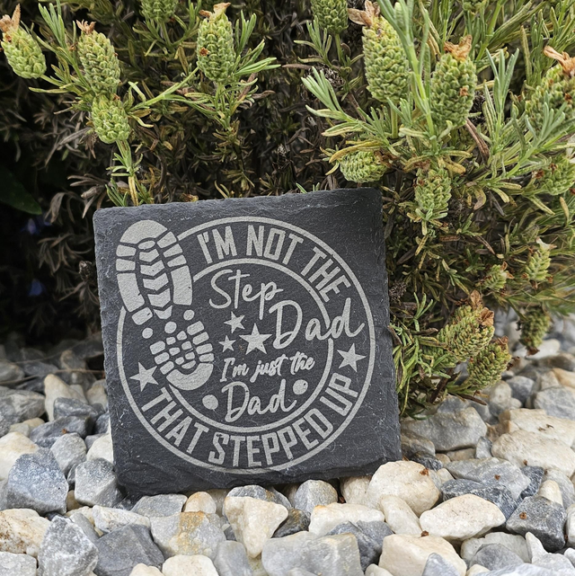 Stepped Up Slate Coaster