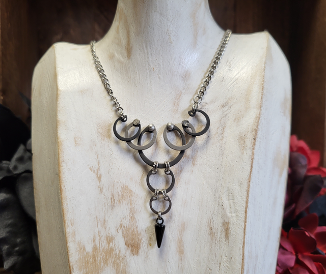 Collier Néo Circlips "Rosace d'Acier"