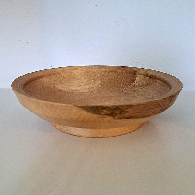 Bowl made from Holly wood 230mm