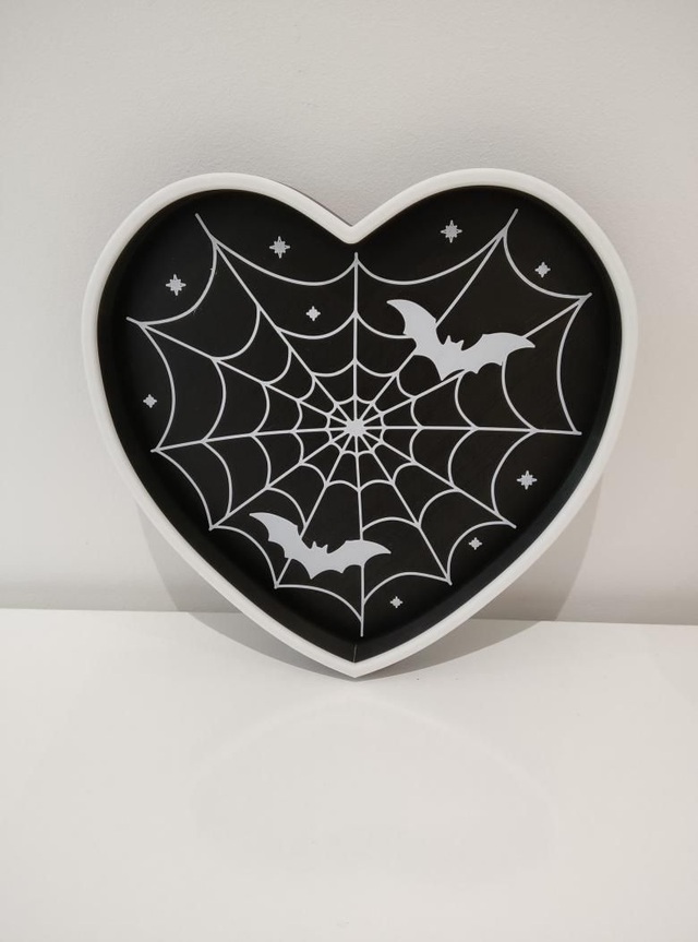 Plateau à Bonbons Cœur d'Halloween 