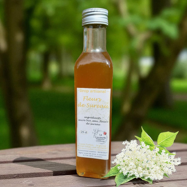 sirop de fleurs de sureau