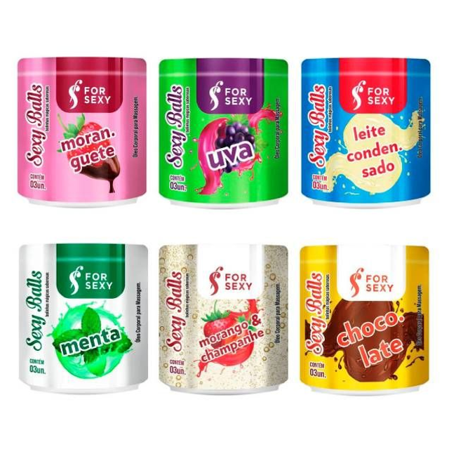 Bolinhas Explosivas com Sabor