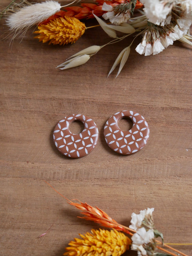 Anne - caramel à motifs