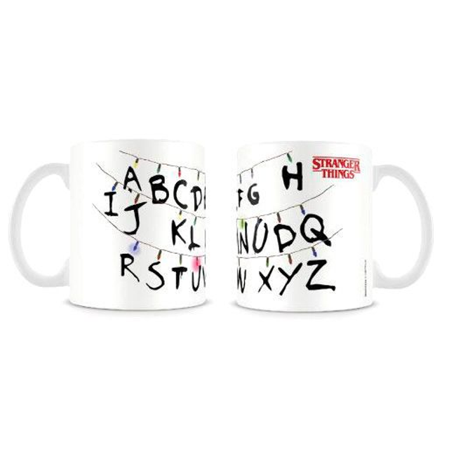 Taza Abecedario Stranger Things