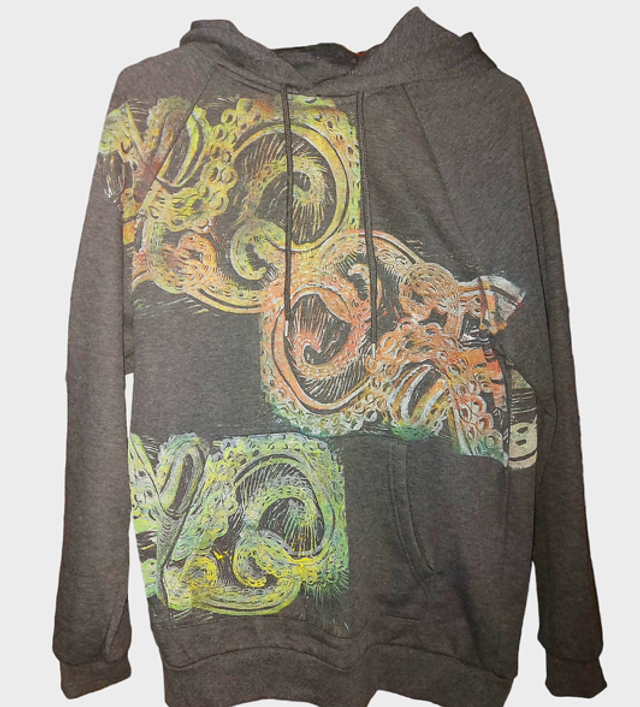 Tentacles all wrap around hoodie