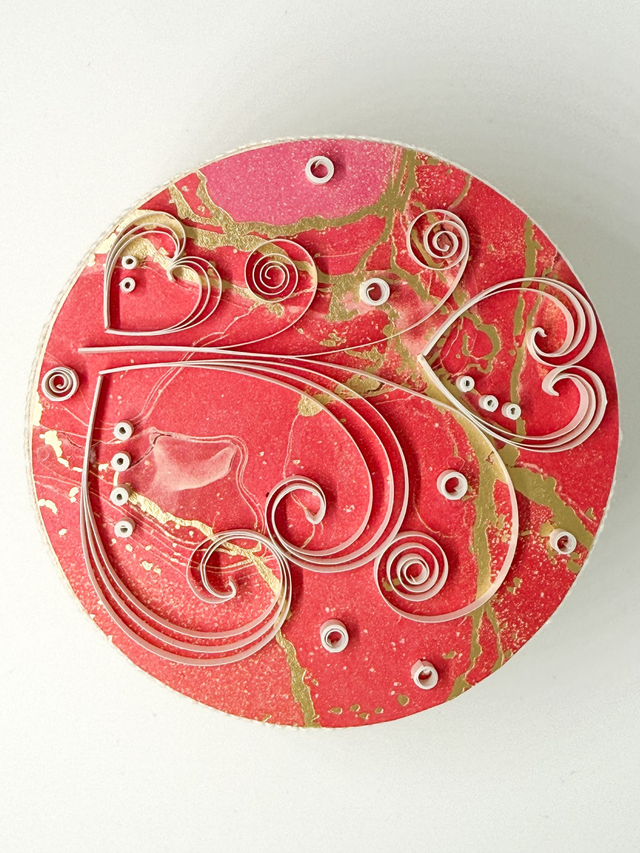 Boîte à bijoux Trésor rosé or 