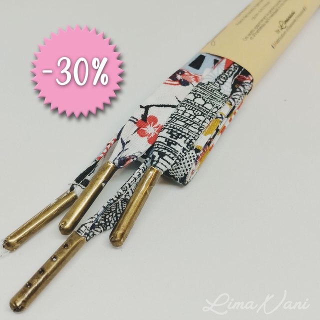 TĒNEHI Les lacets en tissu