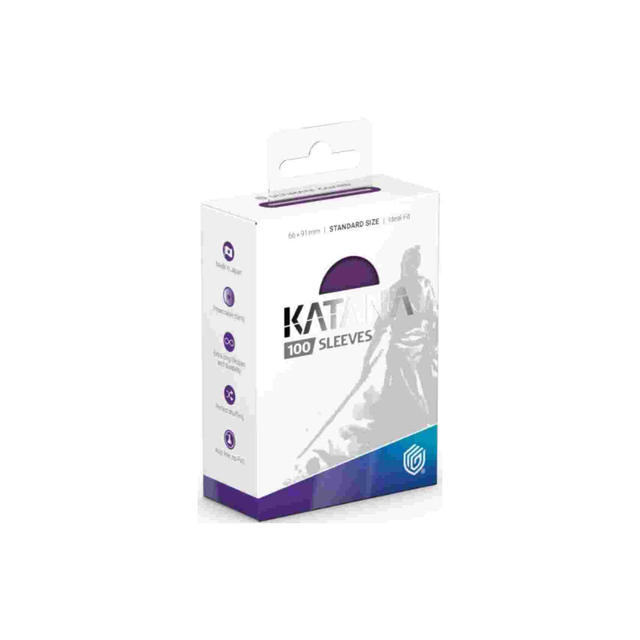Katana 100 Sleeves Standard Ideal Fit Ultimate Guard - Iris Bloom