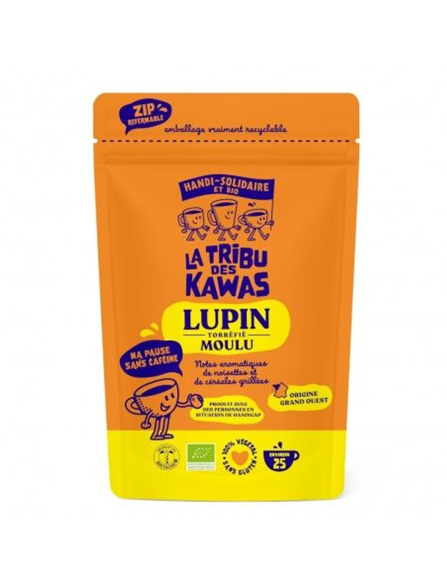 Lupin Torréfié Grains Bio - Substitut de Café 200 g - La Tribu des Kawas