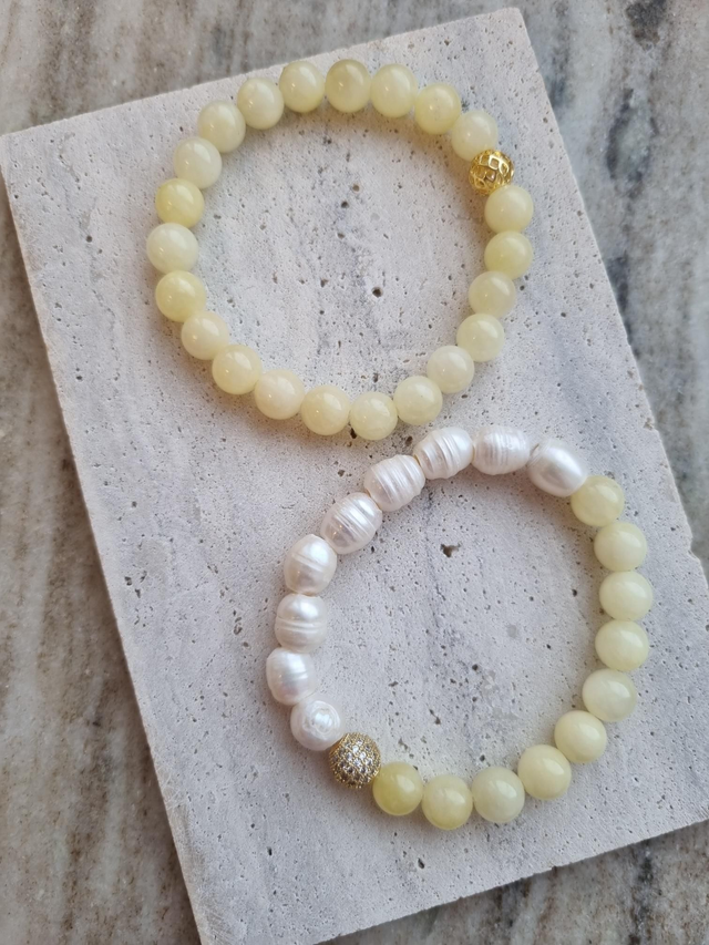 Seidenjade Armbänder 