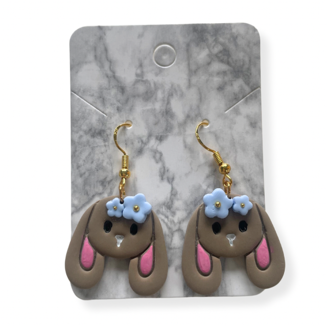 Easter bunny earrings