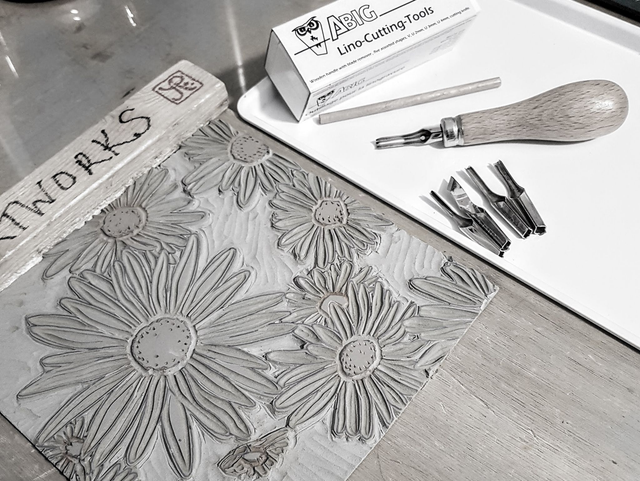 Deposit - 07 February 2026 - Beginners lino-reduction printmaking 