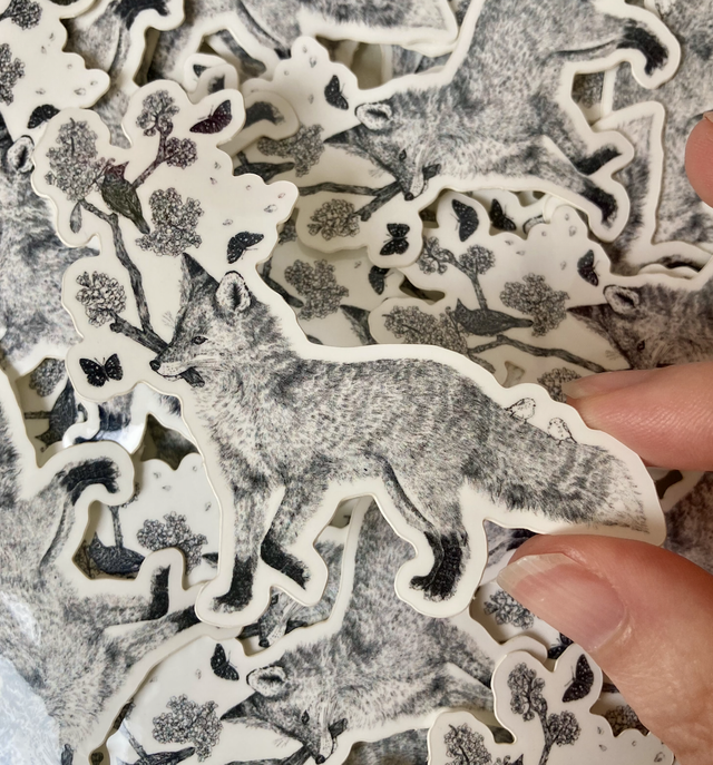 Sticker Le printemps au Japon