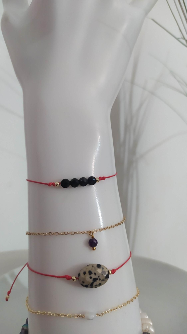 Bracelet Sandy Onyx noir