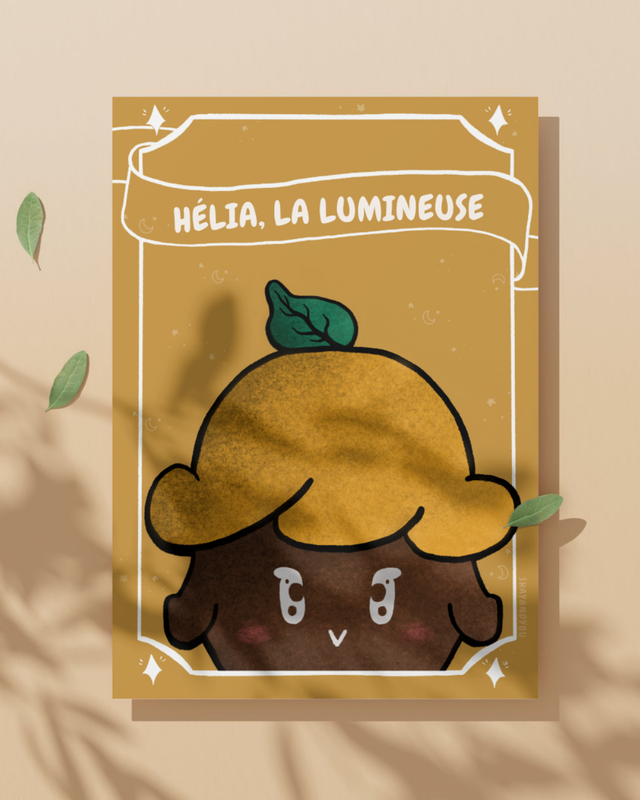 Hélia, la lumineuse | Illustration A6