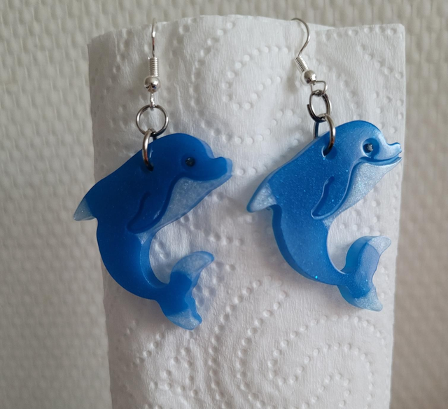 Boucles d'oreilles Dauphins