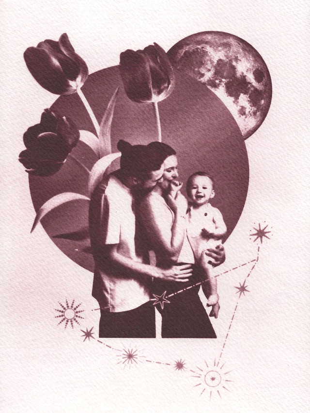 Cyanotype personnalisé - Coloris au choix