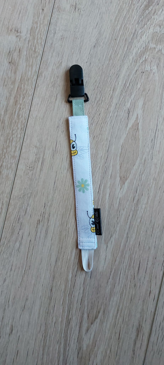 Attache sucette abeille