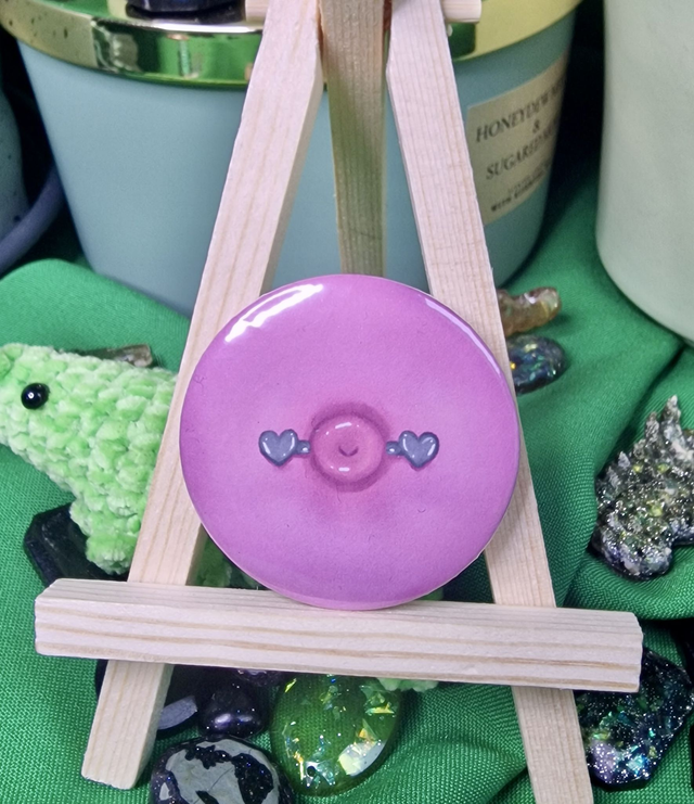 Funny Pierced Nipple Round Pin Back Buttons