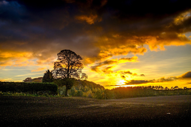 Sunset Over Mainsforth Ferryhill
