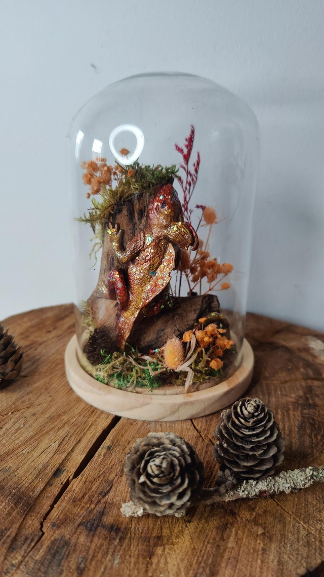 Fantasy sous cloche: le petit lezard