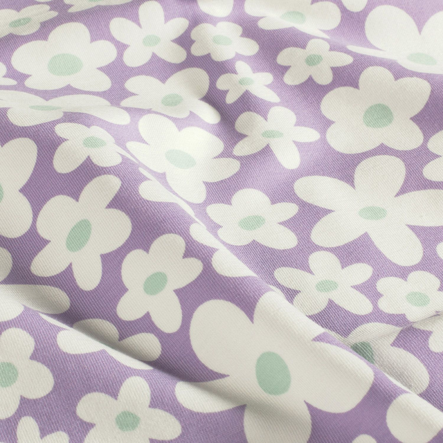 Jersey Fleurs Lilas