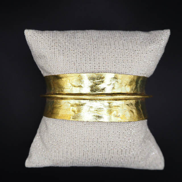 Manchette malienne dorée