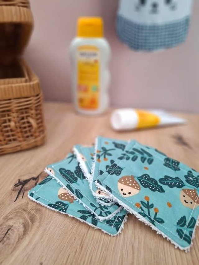 Lingettes lavables - Glands